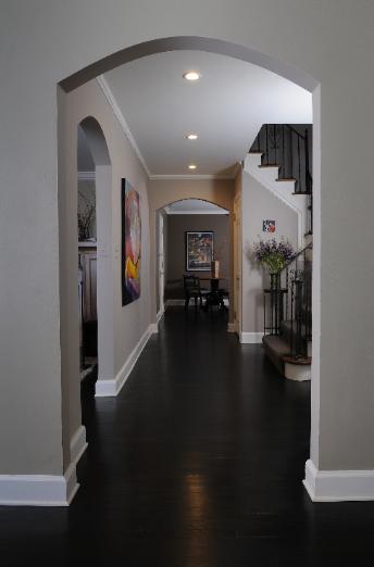 Interior photo of renovation